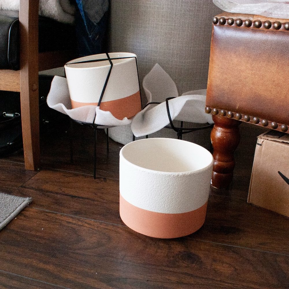 Minimal and Modern Planters with Stand x2